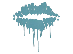 Sealed Graffiti | Kiss (Wire Blue)