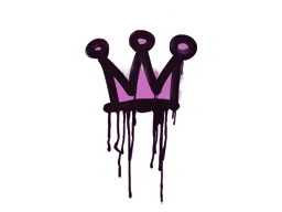 Sealed Graffiti | Little Crown (Bazooka Pink)