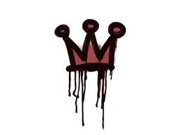 Sealed Graffiti | Little Crown (Brick Red)