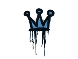 Sealed Graffiti | Little Crown (Monarch Blue)