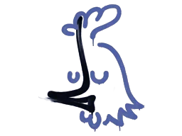 Sealed Graffiti | Recoil AK-47 (SWAT Blue)