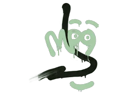 封装的涂鸦 | MP9压枪 (豆青)