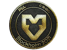 Нашивка | MOUZ (Gold) | Stockholm 2021