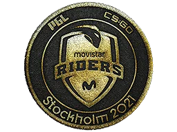 布章 | Movistar Riders （金色） | 2021年斯德哥尔摩锦标赛