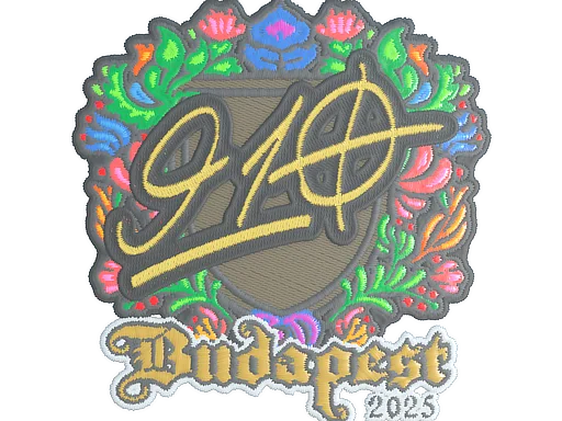 Наклейка | 910 (вышитая) | Будапешт-2025