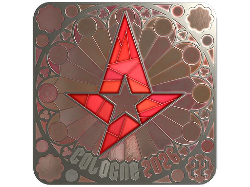 Наклейка | Astralis (металлическая, итоговая) | Кёльн-2026