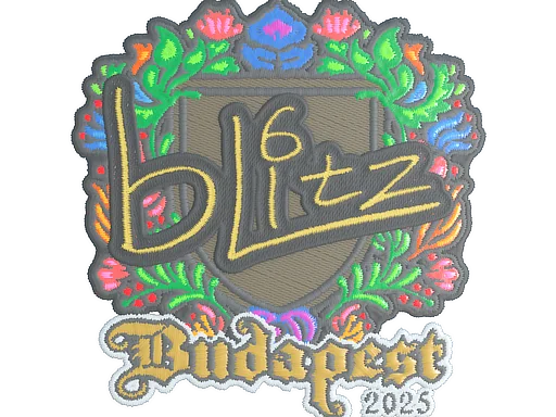 Наклейка | bLitz (вышитая) | Будапешт-2025