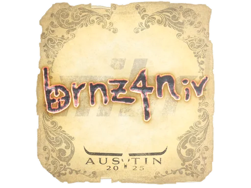 Наклейка | brnz4n | Остин-2025
