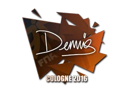 Наклейка | dennis | Кёльн 2016