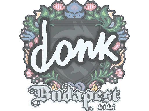 Наклейка | donk | Будапешт-2025