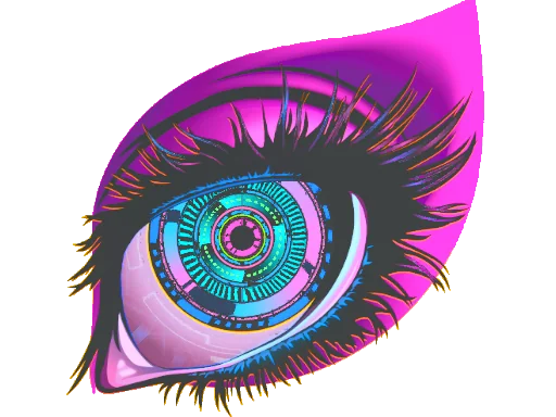 Sticker | Dystopian Gaze (Lenticular)
