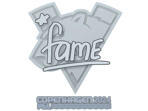Наклейка | fame | Копенгаген-2024