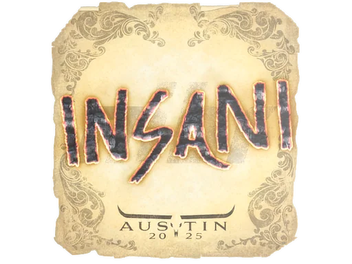 Наклейка | insani | Остин-2025