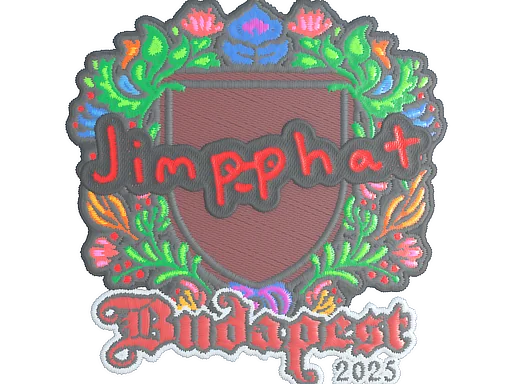 Наклейка | Jimpphat (вышитая) | Будапешт-2025
