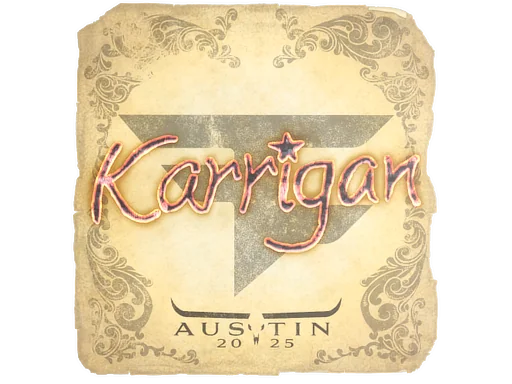 Наклейка | karrigan | Остин-2025