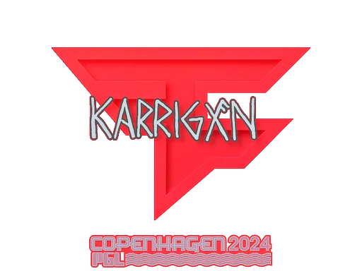 Наклейка | karrigan | Копенгаген-2024
