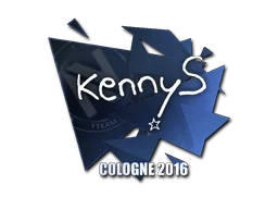 Наклейка | kennyS | Кёльн 2016
