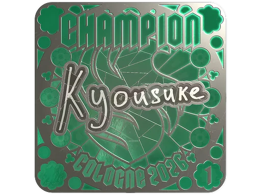 Наклейка | kyousuke (металлическая, итоговая) | Кёльн-2026