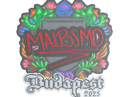 Наклейка | malbsMd (вышитая) | Будапешт-2025