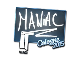 Наклейка | Maniac | Кёльн 2015