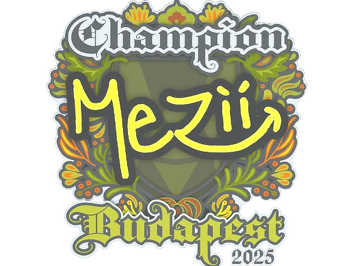 印花 | mezii（冠军）| 2025年布达佩斯锦标赛