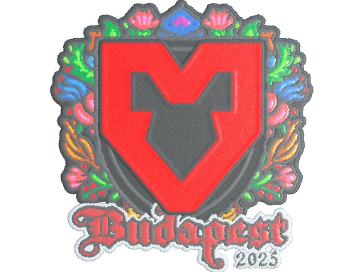 Наклейка | MOUZ (вышитая) | Будапешт-2025