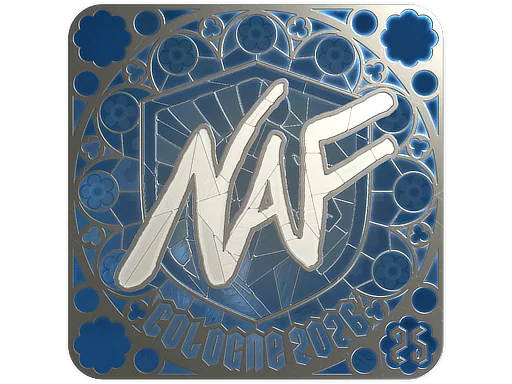 Наклейка | NAF (металлическая, итоговая) | Кёльн-2026