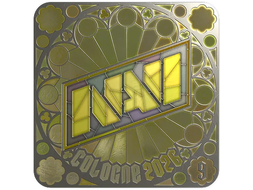 Наклейка | Natus Vincere (металлическая, итоговая) | Кёльн-2026