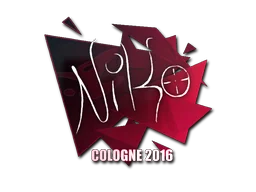 Наклейка | NiKo | Кёльн 2016