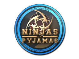 Наклейка | Ninjas in Pyjamas | Кёльн 2014