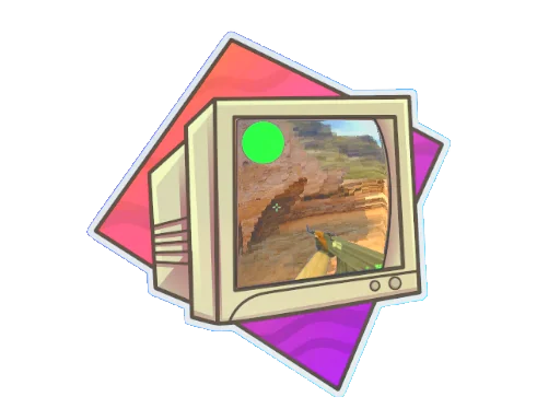 Sticker | Old School (Lenticular)