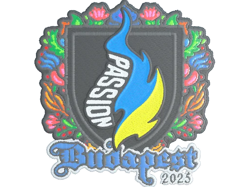 Sticker | Passion UA (Embroidered) | Budapest 2025