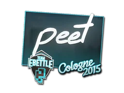 Наклейка | peet | Кёльн 2015