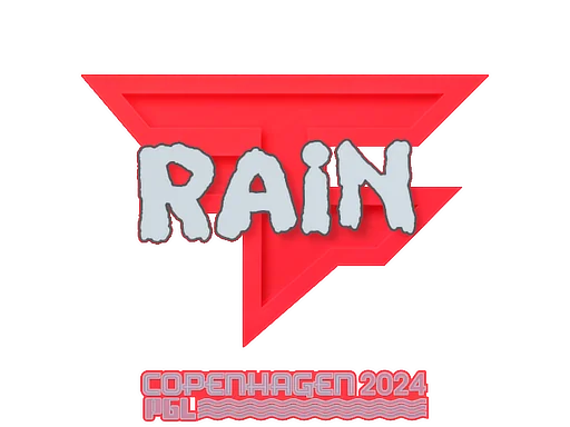 Наклейка | rain | Копенгаген-2024