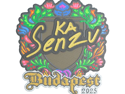 Наклейка | Senzu (вышитая) | Будапешт-2025