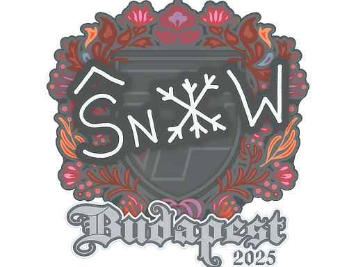 Наклейка | snow | Будапешт-2025