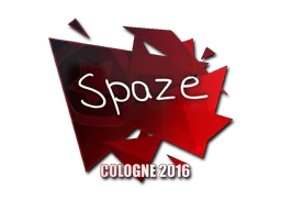 Наклейка | spaze | Кёльн 2016