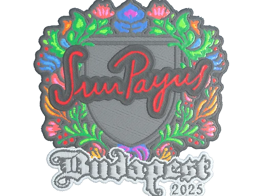 Наклейка | SunPayus (вышитая) | Будапешт-2025