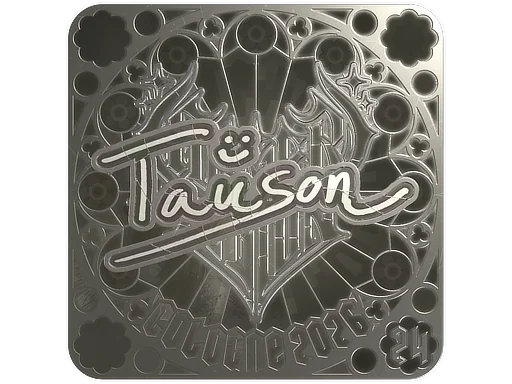Наклейка | Tauson (металлическая, итоговая) | Кёльн-2026