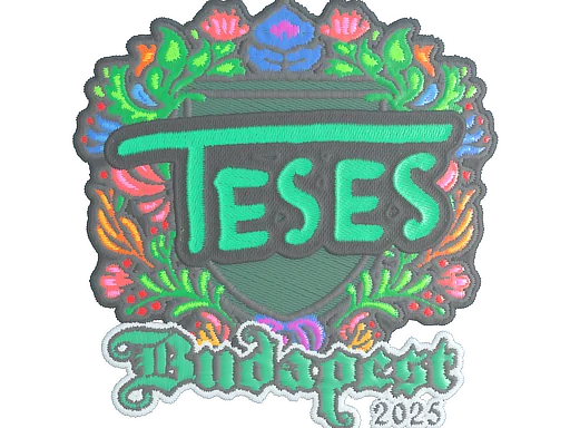 Наклейка | TeSeS (вышитая) | Будапешт-2025