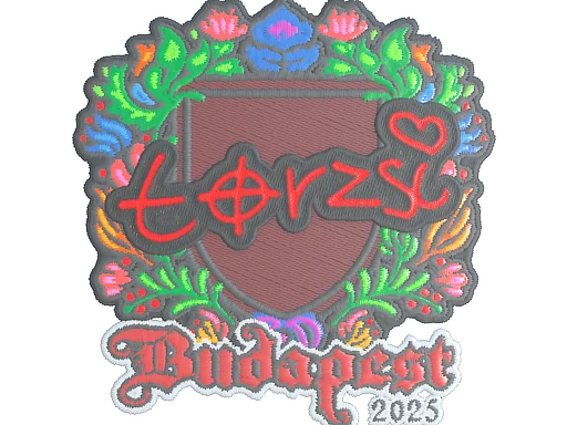 Наклейка | torzsi (вышитая) | Будапешт-2025
