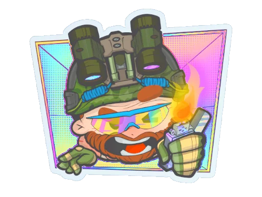 Sticker | Try Hard (Holo)