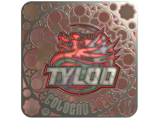 Наклейка | TYLOO (металлическая, итоговая) | Кёльн-2026