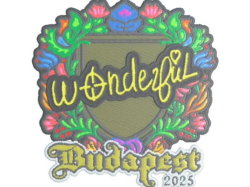 印花 | w0nderful（刺绣）| 2025年布达佩斯锦标赛