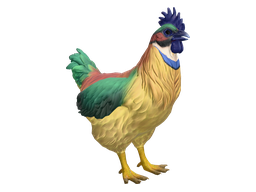 Pet Chicken | Catalana (Yellow and Red)