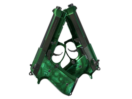 Dual Berettas | Polished Malachite