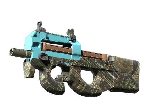 P90 | Чертёж-негатив